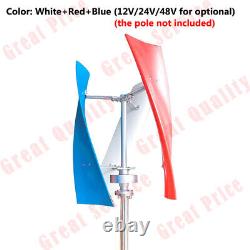 3000W Vertical Wind Turbine Generator Permanent Magnet 12V/24V/48V Home Energy