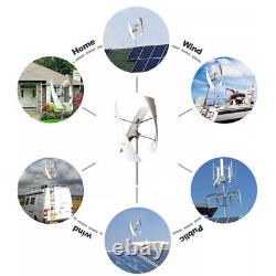 3000W Wind Turbine PV Hybrid Complete System Generator Home Alternative Energie