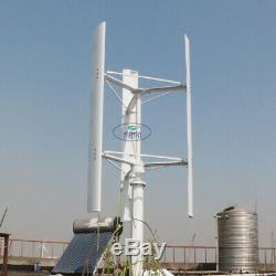 3000w vertical wind turbine 250 RPM generator 96v to 380v grid off grid 3 blades