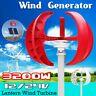 3200w 5 Blades Wind Turbines Generator Vertical Axis Lanterns Controller Kit