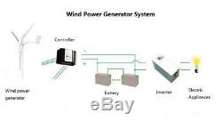 3KW Wind Power Turbine LOW WIND 3000W Generator Complete System Ship by Sea