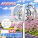 4000w 24v 5 Blade Wind Turbine Generator Vertical Axis Clean Energy Home Garden