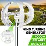4000w 5 Blades Wind Turbine Generator 12/24v Lantern Windmill +charge Controller