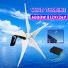 4000w Max Power Wind Turbines Generator 5blade + Dc12/24v Charge For Boat Home