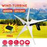 4000w Max Power Wind Turbines Generator 5blade + Dc12/24v Charge For Home Boat