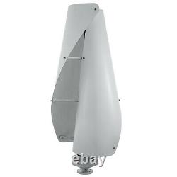 400W 2 Blades White Wind Turbine Maglev Generator Vertical Axis Energy Power 12V