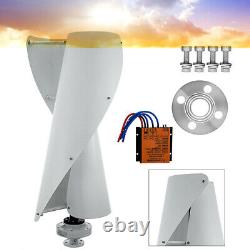 400W 24V Vertical Axis Wind Power Turbine Generator Controller Home Windmill Kit