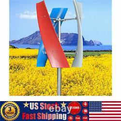 400W 24V Vertical Axis Wind Power Turbine Generator Controller Home Windmill Kit