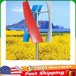 400W 24V Vertical Axis Wind Power Turbine Generator Controller Home Windmill Kit