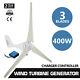 400w 3 Blades Wind Turbine Generator Dc 12v Windmill Power Charge Controller Usa