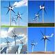 400w 5 Blade Wind Turbine Generator Ac 12v Charger Controller Home Backup Energy