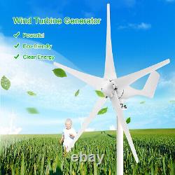 400W DC 12V 5 Blades Wind Turbine Generator With Charger Controller Home Power