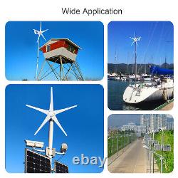 400W DC 12V 5 Blades Wind Turbine Generator With Charger Controller Home Power