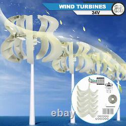 400W DC 24V 5 Blades Gourd Wind Turbine Generator Vertical Axis Wind Power