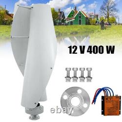 400W Helix Axis Vertical Wind Turbine Generator With Controller MPPT 12V 2 Blade