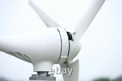 400W Horizontal Wind Turbine Generator 24V 3 Blades Windmill