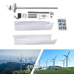 400W White Vertical Electromagnetism Wind Power Turbine Generator With2-Blades 12V