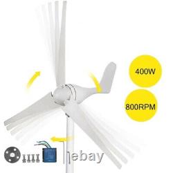 400W Wind Turbine Generator 20A Charger Controller Windmill Power DC12V