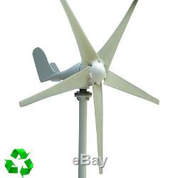 400W Wind Turbine Generator DC 12V 24V 3/5 Blade with windmill Charge Controller