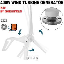 400W Wind Turbine Generator Kit 12V Wind Power Generator withMPPT 3 Blades