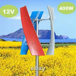 400w Wind Turbine Generator 12v Wind Power Generator 3 Blades With Controller New