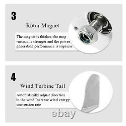 4200W mas Power 5 Blades Wind Generator 12V / 24V Wind Turbine Generator Kit