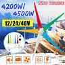 4200with4500w Max Power 5 Blades 12/24/48v Wind Turbine Generator Kit 3