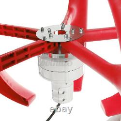 4500W DC 12/24V 5 Blades Wind Turbine Generator Vertical Axis Home Power Engery