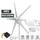 48v Wind Generator Turbine 5 Blades With Mppt Charge Controller Windmill For Home