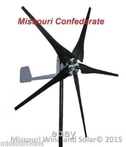 5 Blade 12 Volt DC Output 700 Watt Wind Turbine Package Missouri Wind & Solar