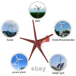 5 Blades/10000W Max Power 12V Wind Turbine Generator Kit With Charge Controller