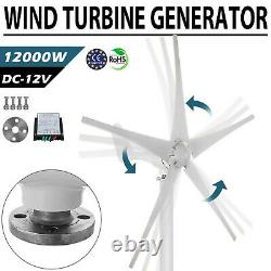 5 Blades 12000W DC-12V Wind Turbine Generator With Power Charge Controller