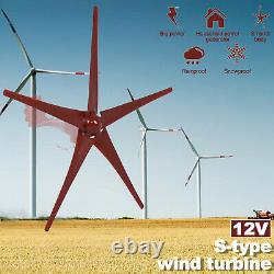 5000W Max Power 12V Wind Turbine Generator Kit With Charge Controller 5 Blades