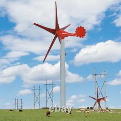 5000W Max Power 12V Wind Turbine Generator Kit With Charge Controller 5 Blades