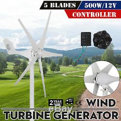 500W 12V Wind Turbine Generator WithController Charge Controller Ac Pmg 3 Phase
