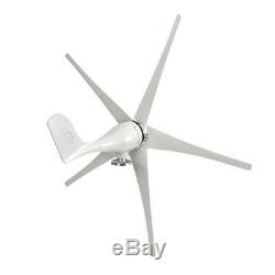 500W 5 Blades 12V Horizontal Wind Turbine Generator Kit With Charge Controller