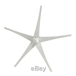 500W 5 Blades 12V Horizontal Wind Turbine Generator Kit With Charge Controller