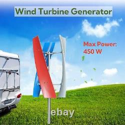 500W DC 24V Wind Turbine Generator Kit with Charge Controller Windmill Power USA