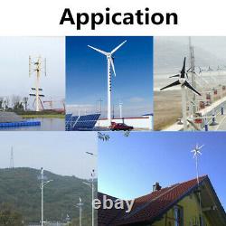 6000W 12/24/48V 6 Blade Wind Turbine Generator Horizontal Power Windmill
