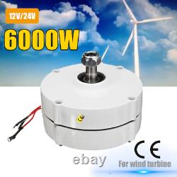 6000W 12V/24V DIY 3 Phase PMSG Brushless Electric Wind Power Turbine Generator