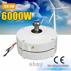 6000W 12V/24V Generator Motor 3 Phase Brushless Wind Turbine Permanent Magnet