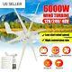 6000w Wind Turbine Generator 24v 6 Blade Wind Turbine Horizontal Home Power