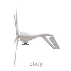 600W 12V Wind Turbine Generator Kit With Charge Controller And 8 Blades(White)