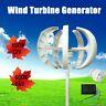 600w 12v24v Lantern 5-blade Vawt Vertical Axis Wind Turbine Generator Controller