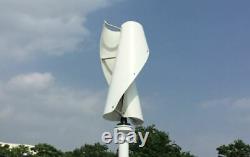 600W 24V Helix Spiral Residential Wind Mill Turbine Generator with Controller
