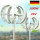 600w 24v Wind Generator Wind Turbine Lantern Vertical Axis With Controller Garde