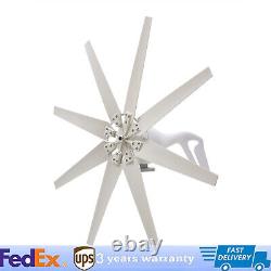 600W 8 Blades Wind Turbine Generator Kit with Charge Controller Windmill Power