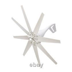 600W 8 Blades Wind Turbine Generator Kit with Charge Controller Windmill Power