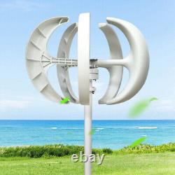 600W Vertical Lantern Wind Turbine Generator 5 Blades Charger Controller 12V KIT