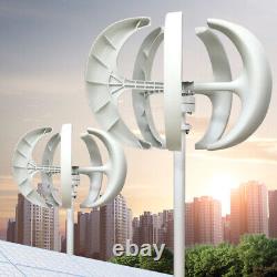 600W Vertical Lantern Wind Turbine Generator 5 Blades Charger Controller 12V KIT